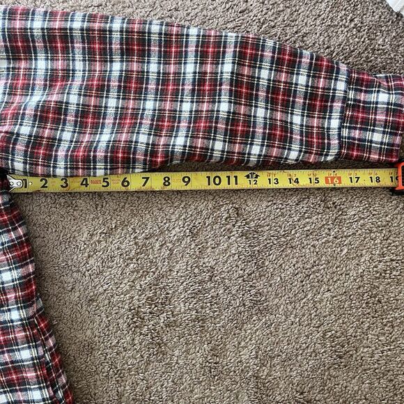 Back Packer Quilted Flannel Shirt Jacket – Red Plaid Shacket – Size L – Vintage - Picture 7 of 7